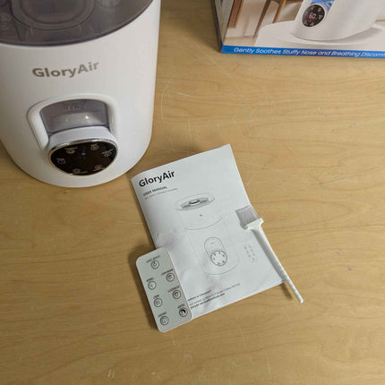 Humidifiers for Bedroom Large Room Home - GloryAir 6L Quiet Top Fill Cool & Warm