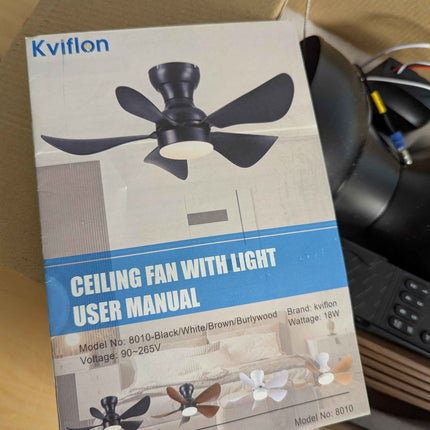 Modern Ceiling Fans with Lights Remote/APP Control, 29" Flush Mount Ceiling Fans
