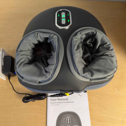 Nekteck Shiatsu Foot Massager Machine with Soothing Heat, Deep Kneading with air