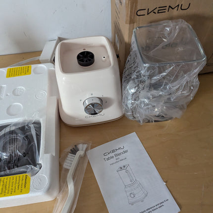 CKEMU Professional Blender For Smoothies, 58 Oz Glass Jar, Glass Blender Includi