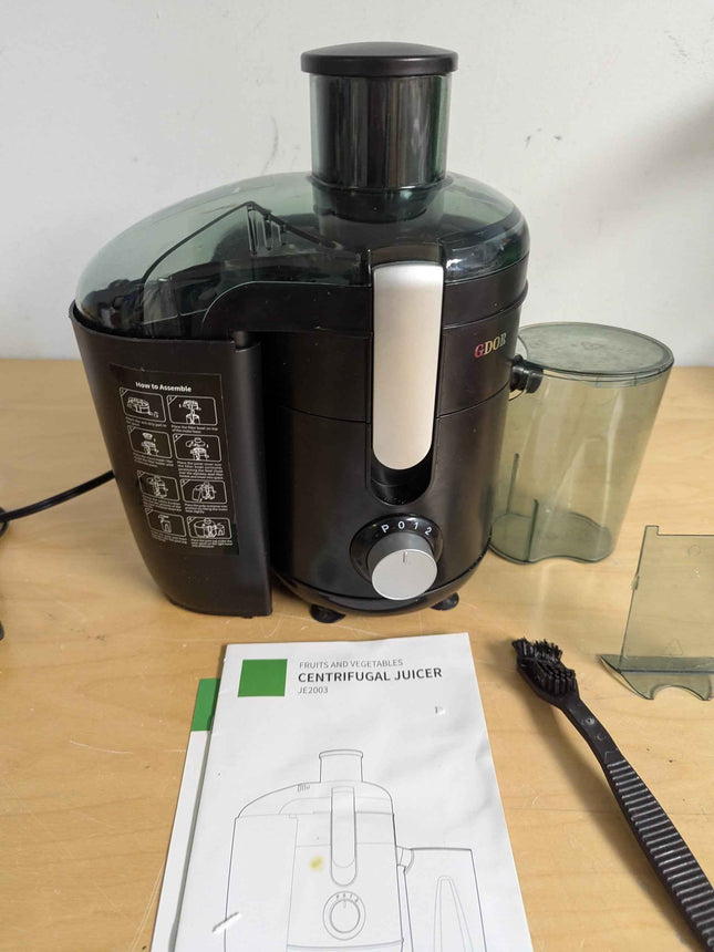 GDOR Juicer Machine, Electric Centrifugal Juicer with Titanium Enhanced Cut Disc