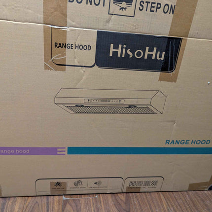 HisoHu 36 Inch Under Cabinet Range Hood with 900-CFM,4 Speed Gesture Sensing&Tou