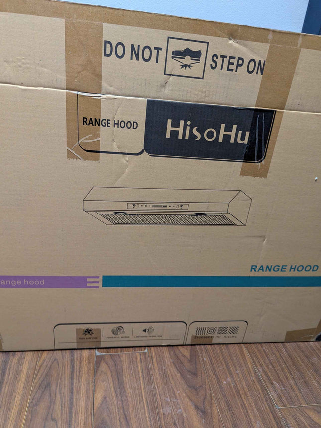 HisoHu 36 Inch Under Cabinet Range Hood with 900-CFM,4 Speed Gesture Sensing&Tou