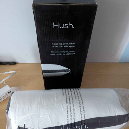 Hush Hybrid Cooling Pillow | Adjustable Loft Memory Foam + Vegan Down | Iced Bam