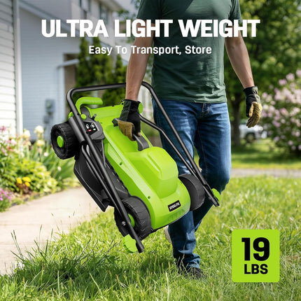 Steelite 13 Inch 1300W Corded Electric Lawn Mower with 30L Bag