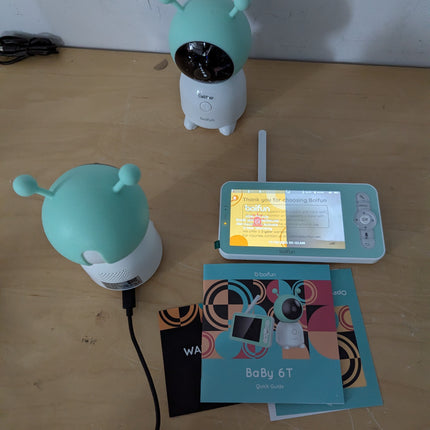 2K Boifun Baby Monitor WiFi, 360° Camera with Night Light & 5 Inch 3MP Display,