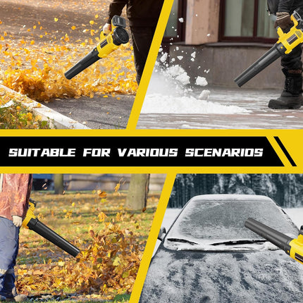 Cordless Leaf Blower Fit for Dewalt, 650 CFM Electric Leaf Blower, with Brushles