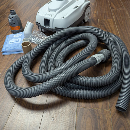 INTEX 28006E ZX100 Pressure-Side Automatic Above Ground Pool Cleaner with 21 ft Hose & Large Debris Tray