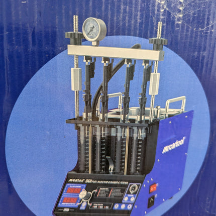 MR CARTOOL V209 GDI Ultrasonic Fuel Injector Cleaner Machine, 4-Cylinder