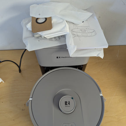 Redroad Robot Vacuum and Mop, 15000Pa, 90-Day Self-Emptying, Grey