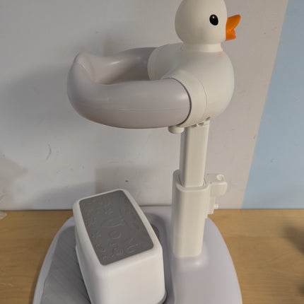 Adjustable Height Baby Shower Stand with Anti-Slip Base,Bath Shower Standing Sup