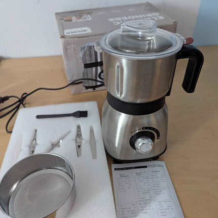 Spice Grinder Electric, Herb Nut Grinder for Kitchen, Detachable Espresso Grinde