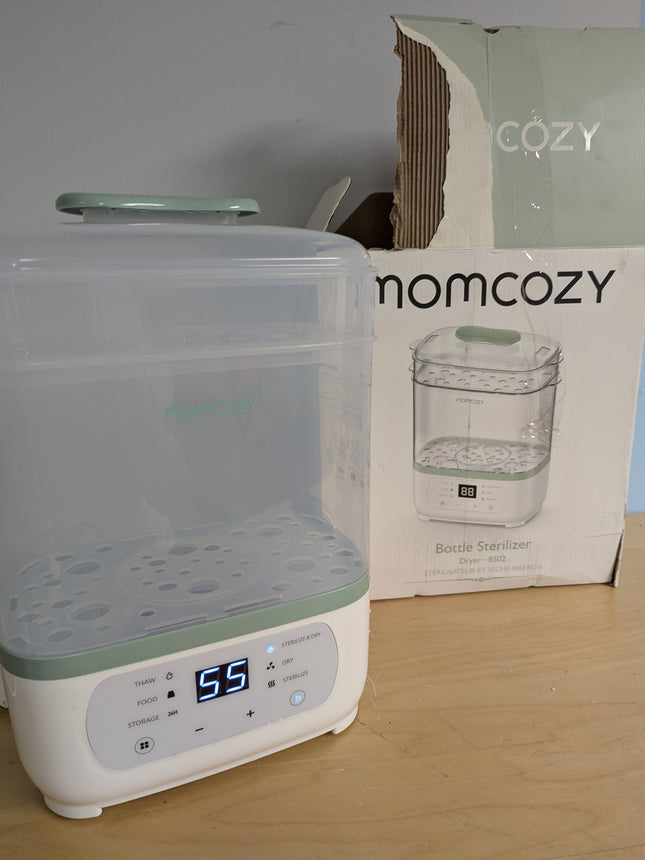 Momcozy Bottle Sterilizer and Dryer, 8-in-1 Electric Steam Baby Bottle Sterilize