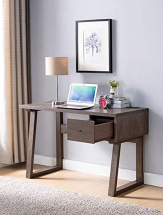 ICE ARMOR 47" W Home Office Writing Desk with One Side Drawer Computer Laptop Ta