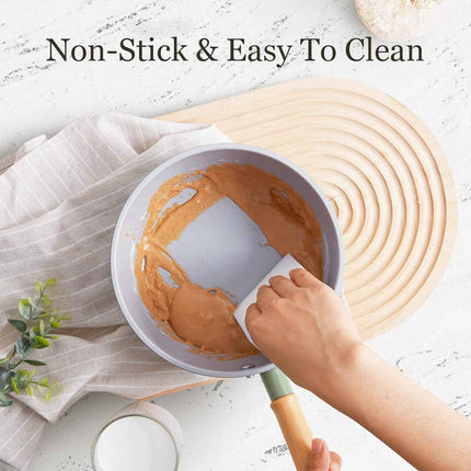 NO STEAMER ROCKURWOK Ceramic Nonstick Sauce Pan, 3 QT Pot with Steamer, Non Toxi