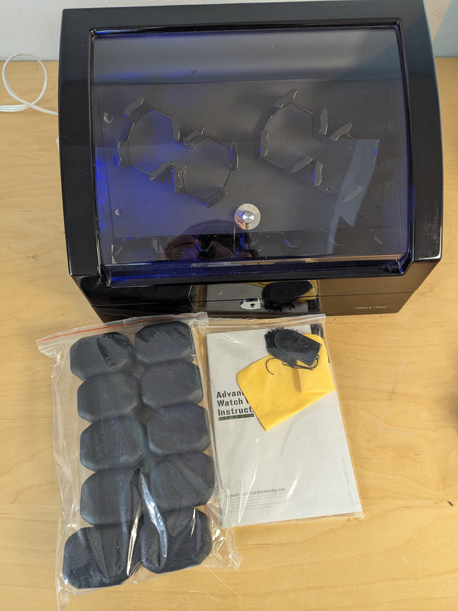 Watch Winder for Automatic Watches, Automatic Watch Winder with Wood Shell Piano