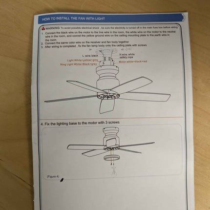 Ceiling Fans with Lights and Remote/APP Control, 41 inch Low Profile Flush Mount