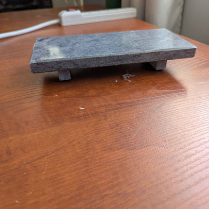 Small grey marble pedestal for kitchen/sink/washroom