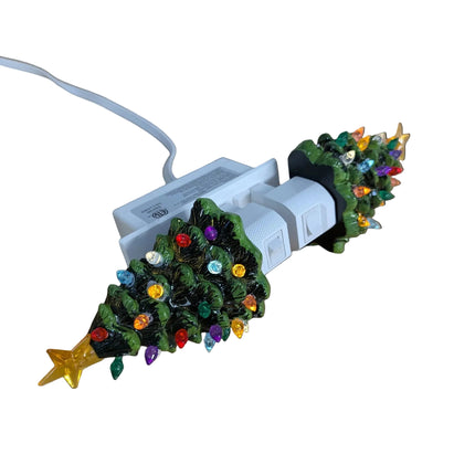 2 pack Christmas tree night light - Christmas decorative tree with ON/OFF switch