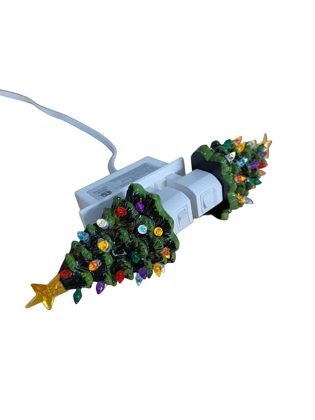 2 pack Christmas tree night light - Christmas decorative tree with ON/OFF switch