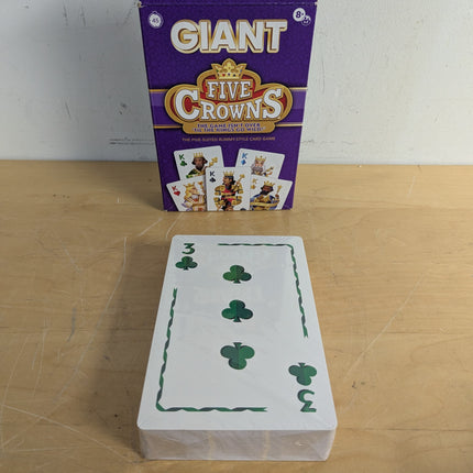 Five Crowns GIANT Rummy Style Jumbo Card Game for Kids, Family Game Night | Uniq