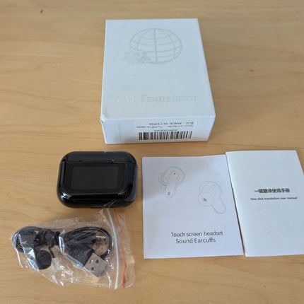 Translation Earbuds Real Time, Language Translator Earbuds with 74 Languages and