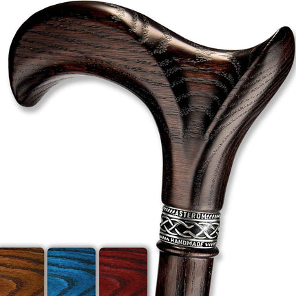 Asterom Walking Cane - Handmade, Ergonomic, Wooden - Canes for Men, Cane for Wom