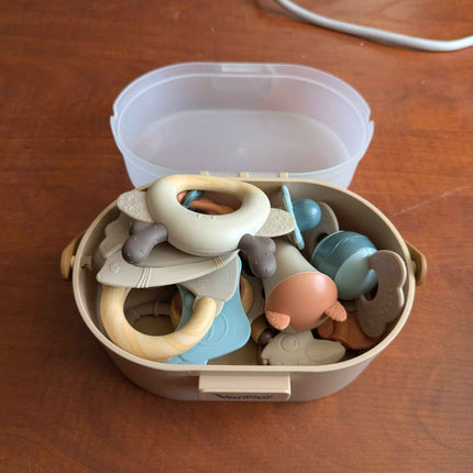 Baby Rattles & Teethers Set – Baby Toys 0-6 Months, Teething Toys 3-6 Months, Se