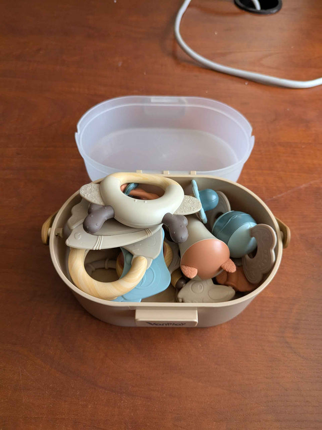 Baby Rattles & Teethers Set – Baby Toys 0-6 Months, Teething Toys 3-6 Months, Se