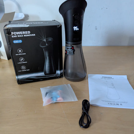 Ear Wax Removal with LED Display, Temodu Electric Ear Cleaner, Rechargeable Earw