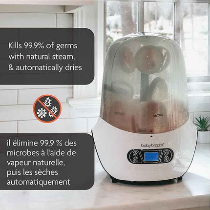 Baby Brezza Bottle Sterilizer Dryer - Electric Steam Sterilizer Machine for Plas