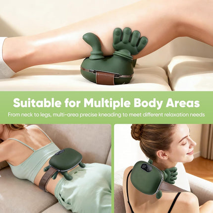 Neck Massager, 2026 Updated Bionic Heated Deep Tissue Massager, Wireless Electri