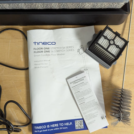 Tineco Floor ONE Stretch S6 Cordless Wet Dry Vacuum Cleaner, 180° Lay-Flat Design, Self-Cleaning Smart Floor Washer