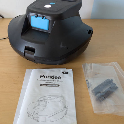 Pondee X1 Robotic Pool Vacuum, Cordless Pool Cleaner with 120 Mins Runtime, Auto