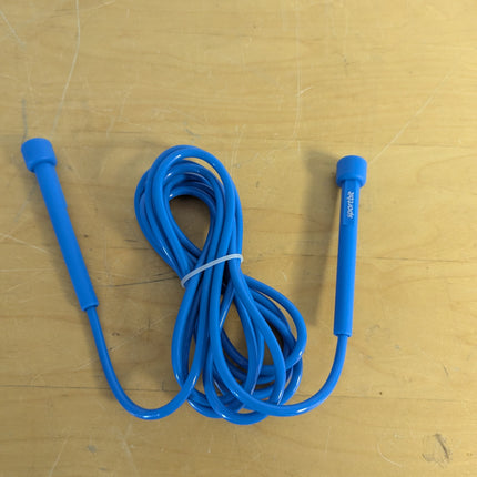 Jump rope blue adjustable abs plastic jump ropes