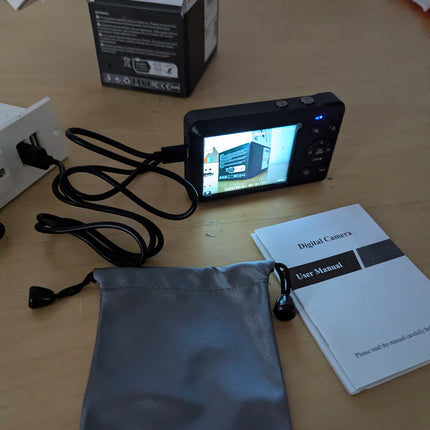 5K Digital Camera - Point and Shoot Small Digital Cameras - 72MP UHD Autofocus C