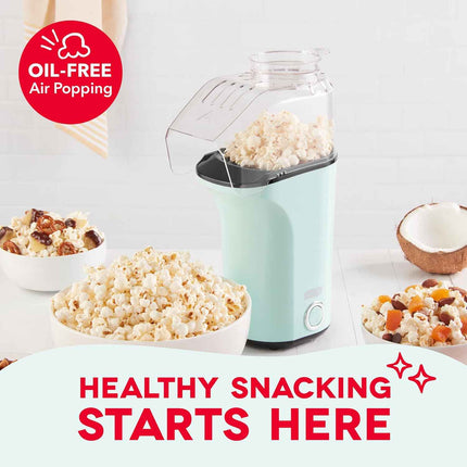DASH Hot Air Popcorn Popper Maker with Measuring Cup to Portion Popping Corn Ker