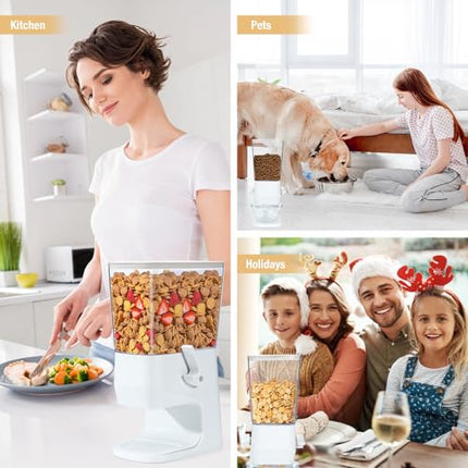 Tokokimo Cereal Dispenser Countertop – 3.2L Cereal Storage Containers Dispenser
