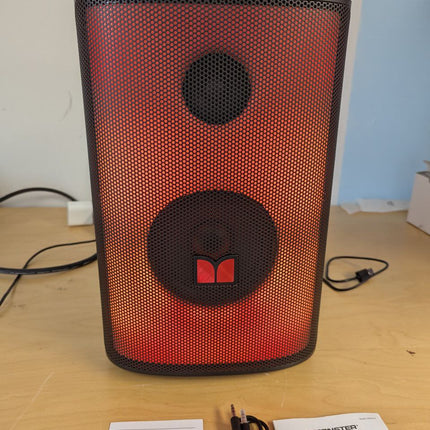 Monster Sparkle Bluetooth Speaker Loud, 120W Peak Portable Speaker with Powerful