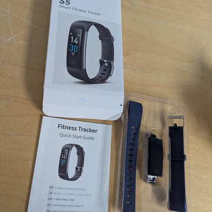 S5 Smart Watch 0.96 Inch Single-Contact Touch Screen Fitness Smart Watch Heart R