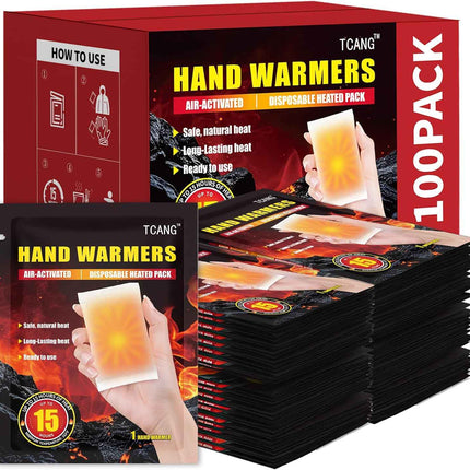 Hand Warmers - Up to 15 Hours of Heat - 10/50/100/200 Pack Super Long Lasting Ai