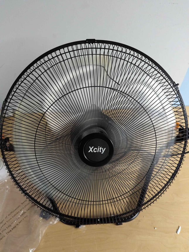 Xcity 18-Inch Metal Floor Fan, High Velocity 4000 CFM Industrial Fan, 3-Speed &