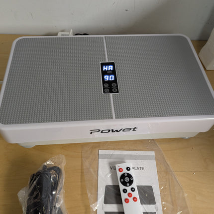 POWET Vibration Plate Exercise Machine for Weight Loss, Woukout & Lymphatic Drai