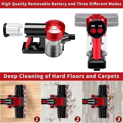 iwoly C150 Cordless Vacuum Cleaner with 18000Pa Powerful Suction, 2200mAh Batter