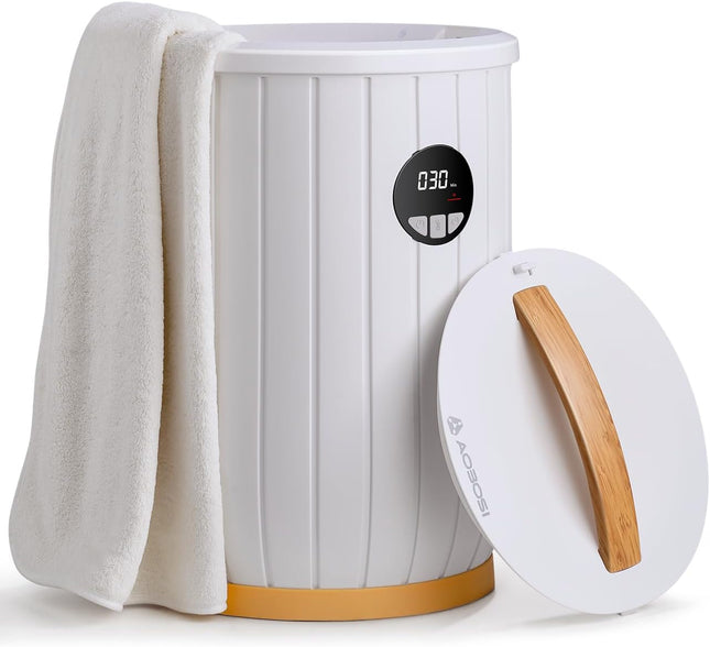 AAOBOSI 20L Towel Warmer for Bathroom - Heated Towel Warmers Bucket, Fits Up to