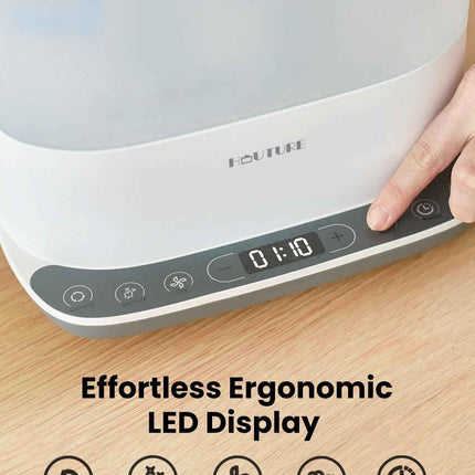 Baby Bottle Sterilizer, HAUTURE 6-in-1 Bottle Sterilizer and Dryer, Electric Ste