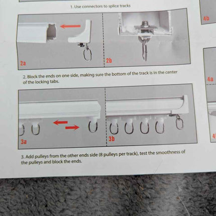 Curtain Double Tracks, Aluminium Curtain Rail Ceiling Track, Conjoined Double Tr