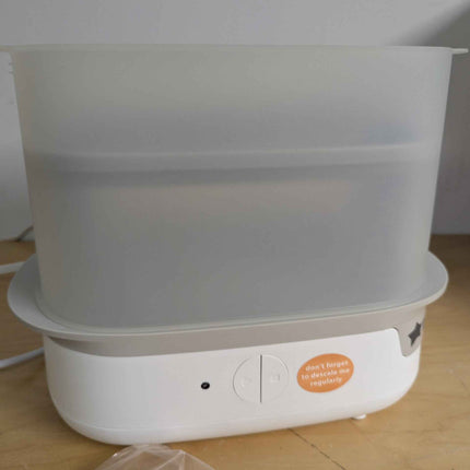 Tommee Tippee Supersteam Electric Steam Steriliser for Baby Bottles, Kills Virus