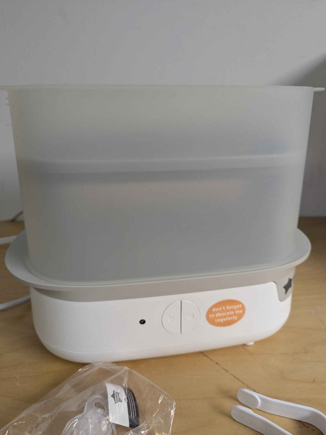 Tommee Tippee Supersteam Electric Steam Steriliser for Baby Bottles, Kills Virus