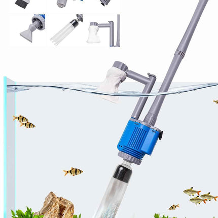 UPETTOOLS Aquarium Gravel Cleaner - Electric Automatic Removable Vacuum Water Ch